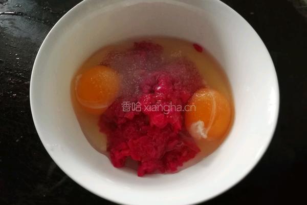 火龙果皮蛋卷的做法图解7