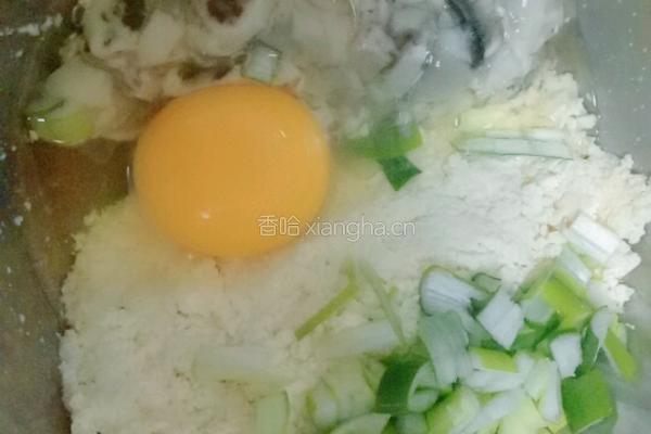 海蛎豆腐鸡蛋饼的做法图解2