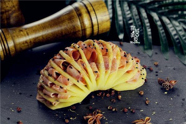 风琴土豆：好吃易做的新手装逼级小吃的做法图解8