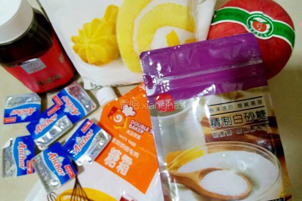 雪花玫瑰苹果酥的做法图解1
