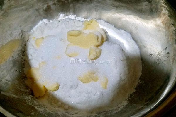 雪花玫瑰苹果酥的做法图解3