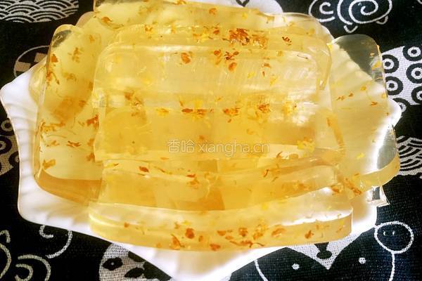 水晶桂花糕的做法图解4