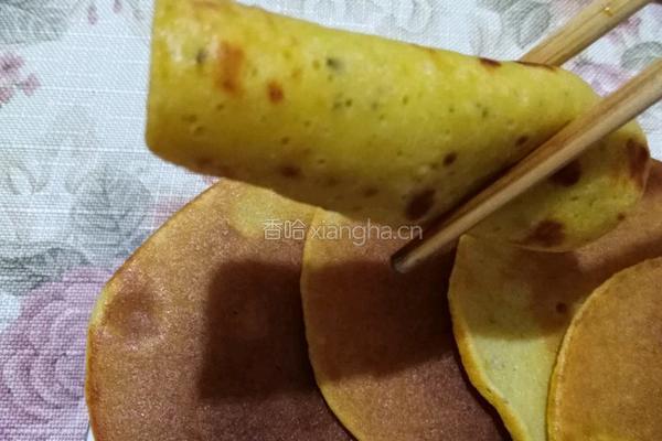 豆渣玉米面薄饼的做法图解9