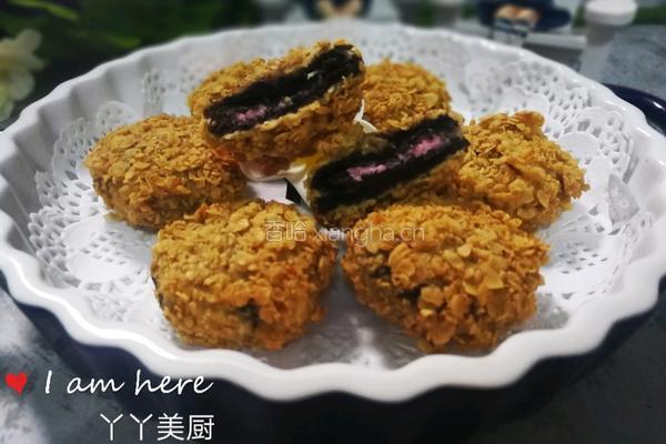 燕麦油炸奥利奥的做法图解11