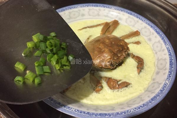 蛋蒸螃蟹的做法图解8