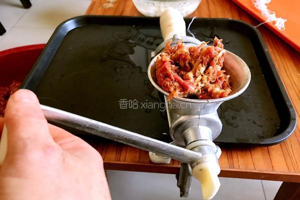 自制香肠的做法图解15