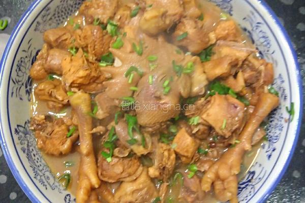 鲁菜大师蒋家菜酱烧炖鸡块
