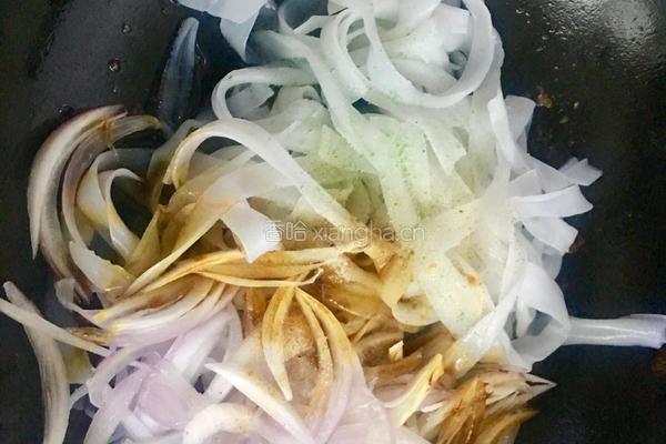 干炒牛河的做法图解3