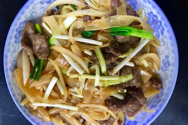 干炒牛河的做法图解5