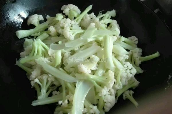 蚝油花菜的做法图解4