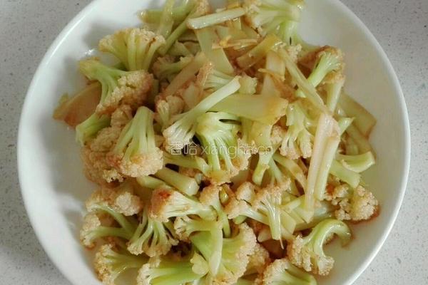 蚝油花菜的做法图解7