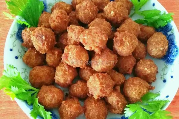 干炸肉丸的做法图解5