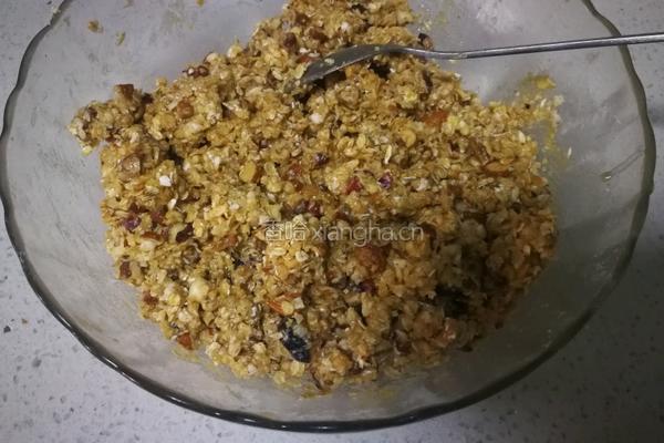 蜂蜜花生酱燕麦酥的做法图解6