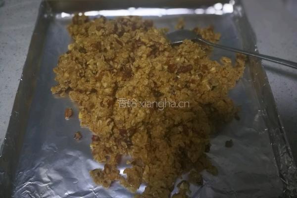 蜂蜜花生酱燕麦酥的做法图解7