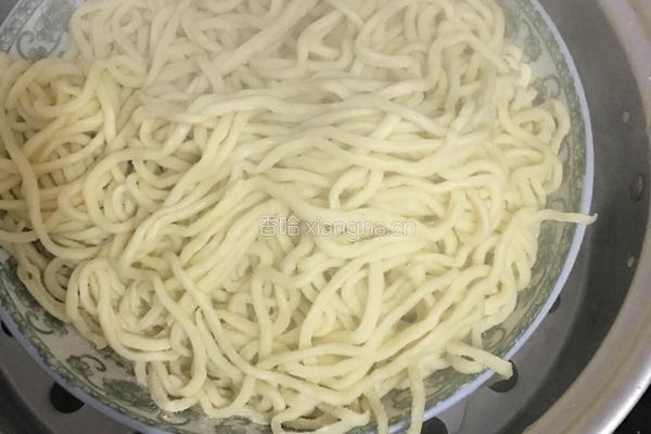 豆角焖面的做法图解4