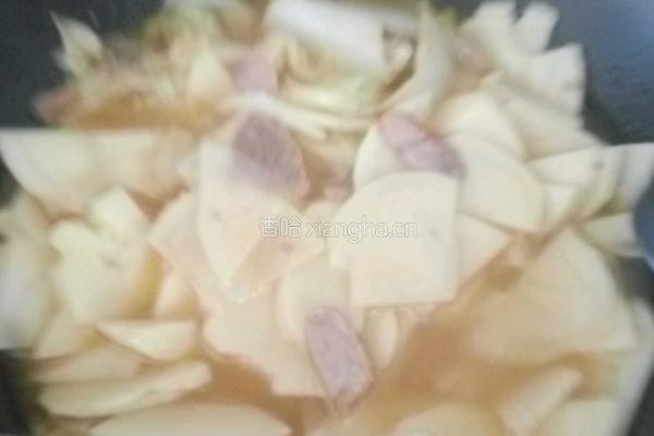 土豆白菜炖肉的做法图解9