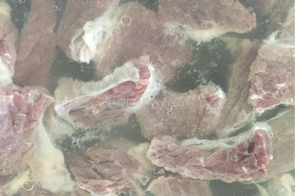 牛肉萝卜汤的做法图解4
