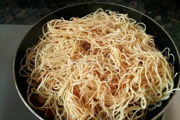 豆角焖面的做法图解12