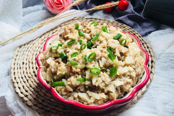 马蹄蒸肉饼的做法图解8