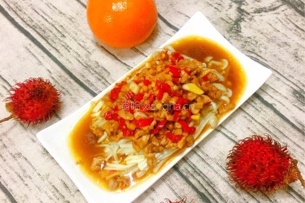 肉末金针菇的做法图解7