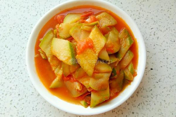番茄西葫芦的做法图解7