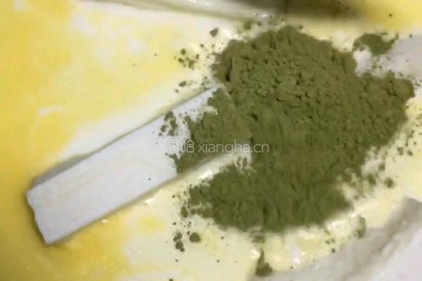 抹茶生巧的做法图解3