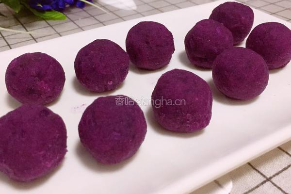 南瓜紫薯糯米饼的做法图解9