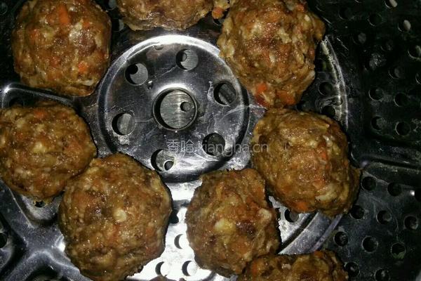 家常蒸肉丸的做法图解4