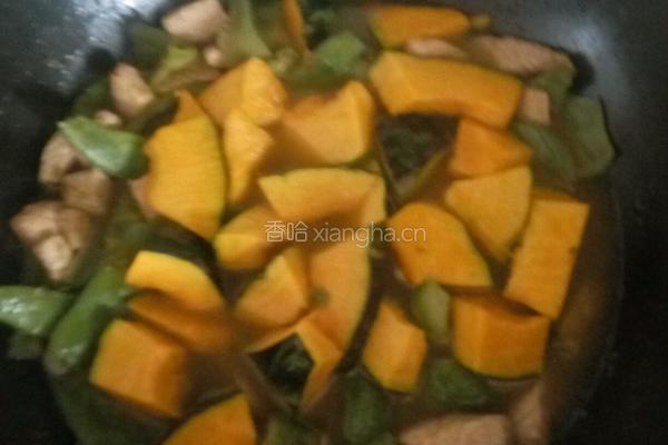 豆角窝瓜炖肉的做法图解8