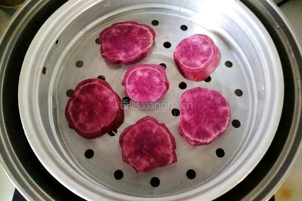 紫薯刀切馒头的做法图解5