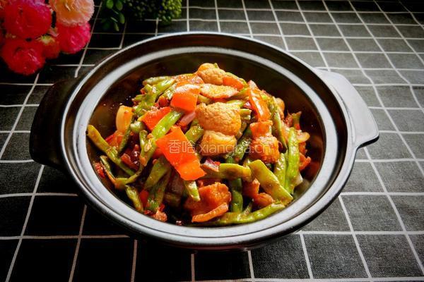 干锅四季豆的做法图解1