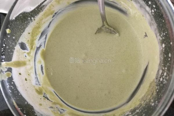 萨瓦林4寸菠菜粉蛋糕的做法图解10