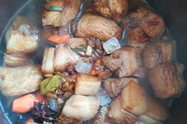 简易版电饭锅红烧肉的做法图解5