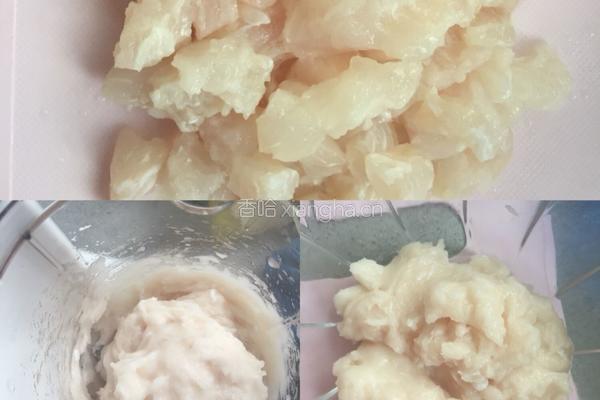 龙利鱼肉丸的做法图解3