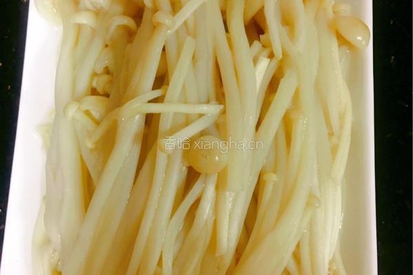 肉末金针菇的做法图解3