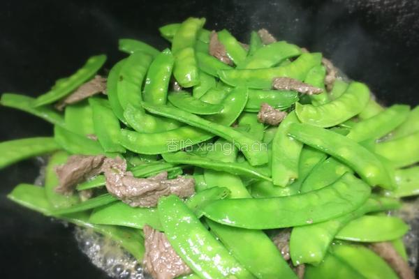 荷兰豆炒牛柳的做法图解6