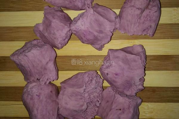 家常紫薯馒头的做法图解3