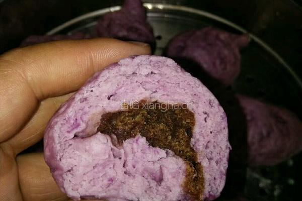 家常紫薯馒头的做法图解9