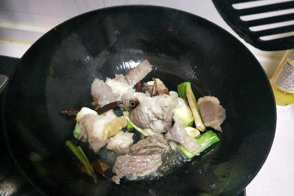 牛肉炖西红柿木耳的做法图解4