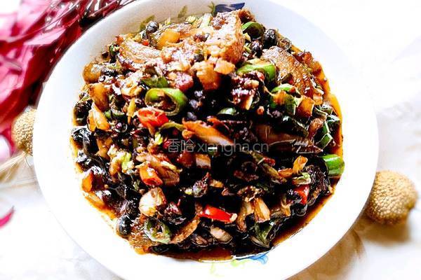 双椒白菜炒豆豉的做法图解8