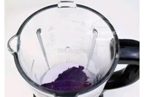 椰蓉紫薯糕的做法图解3