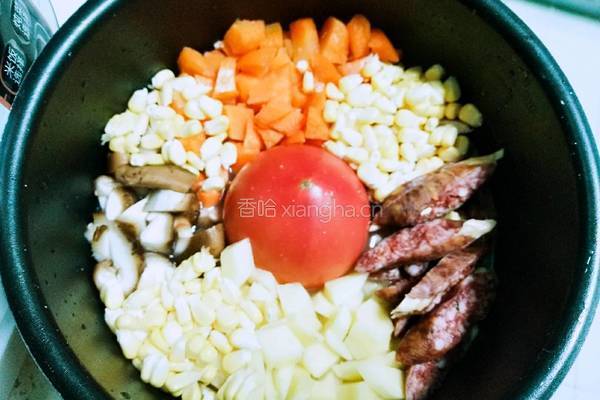 懒人香肠饭的做法图解3