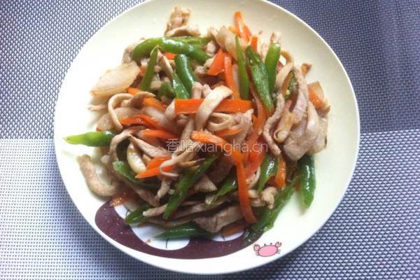 杏鲍菇炒肉的做法图解7