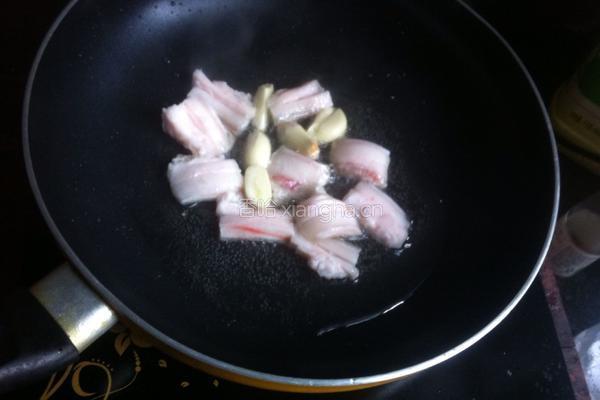 杏鲍菇炒肉的做法图解3