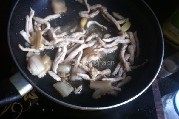 杏鲍菇炒肉的做法图解4