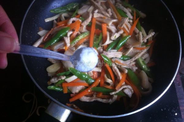 杏鲍菇炒肉的做法图解6