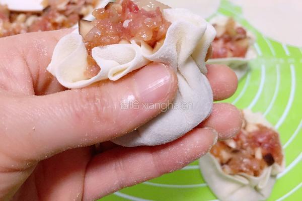 香菇虾仁肉粒烧卖的做法图解9