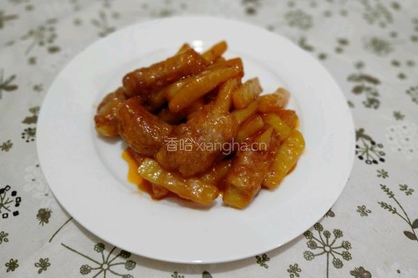 土豆爱上里脊肉的做法图解1