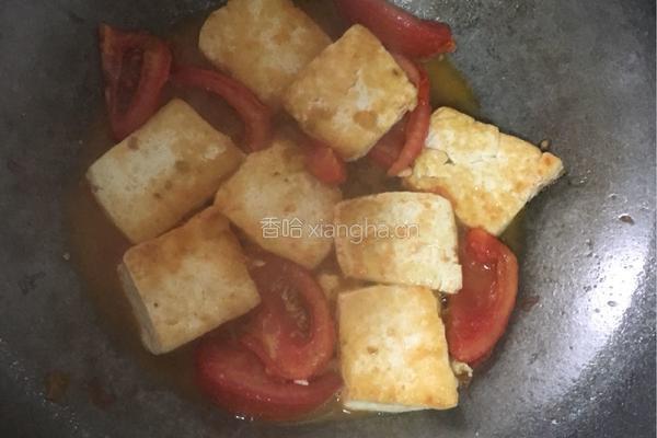 鲜豆腐炒西红柿(黄金魅惑)的做法图解4