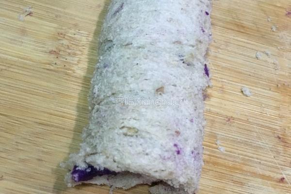 紫薯香蕉面包的做法图解5